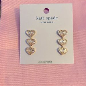 New! Kate Spade Heart Earrings